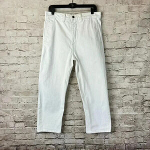 VINCE Women's Size 30 Denim Jeans Optic White High Rise DV2932167 Cotton Stretch